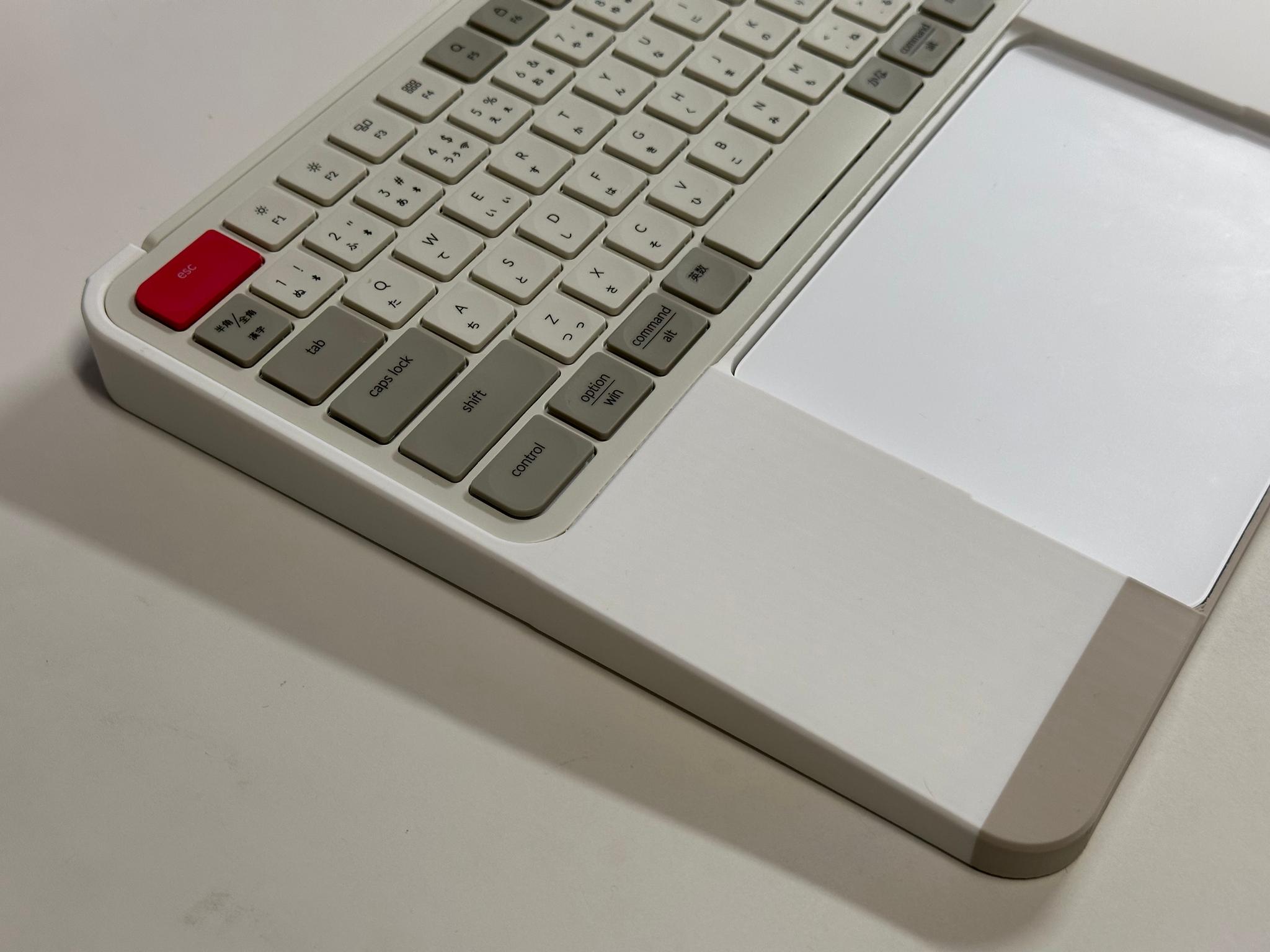 Keychron B1 Pro & Magic Trackpadドッキングトレイ+リストレスト | 2枚目