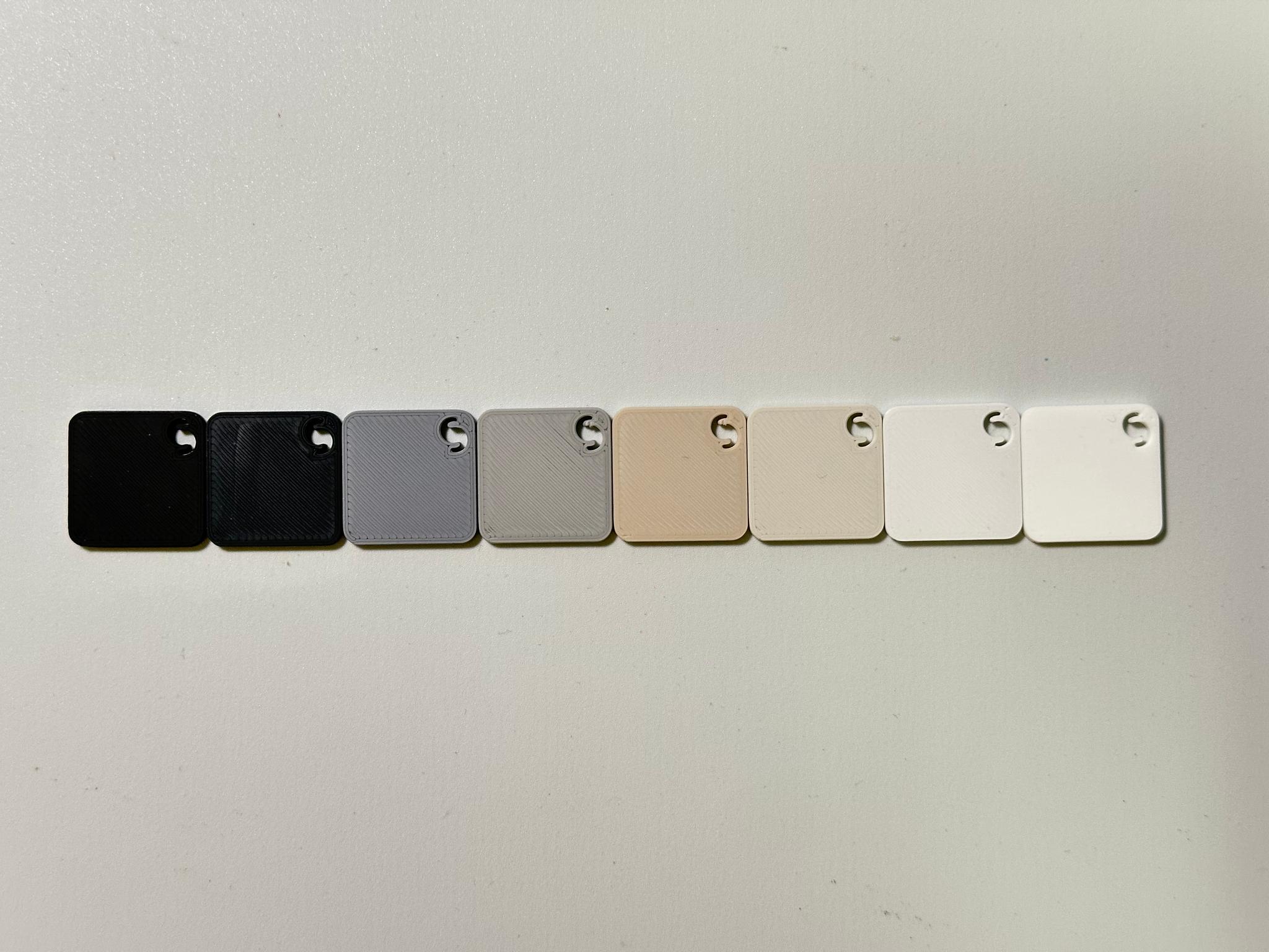 3Dプリンターカラーサンプルスウォッチ サブセット1枚目の画像