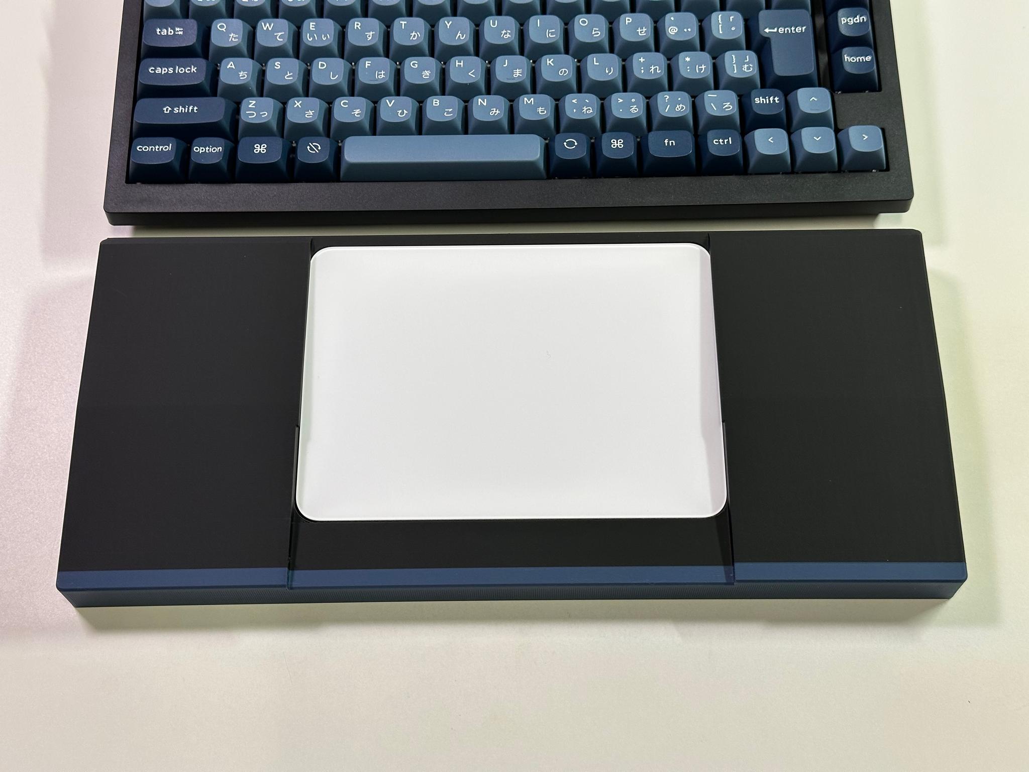 Keychron V1 Max用リストレスト&キーボードカバー 26/21mm  Magic Trackpad対応1枚目の画像