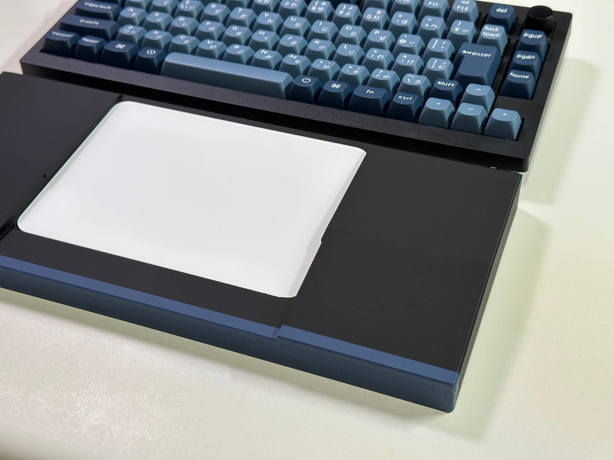 Keychron V1 Max用リストレスト&キーボードカバー 26/21mm  Magic Trackpad対応 | 3枚目