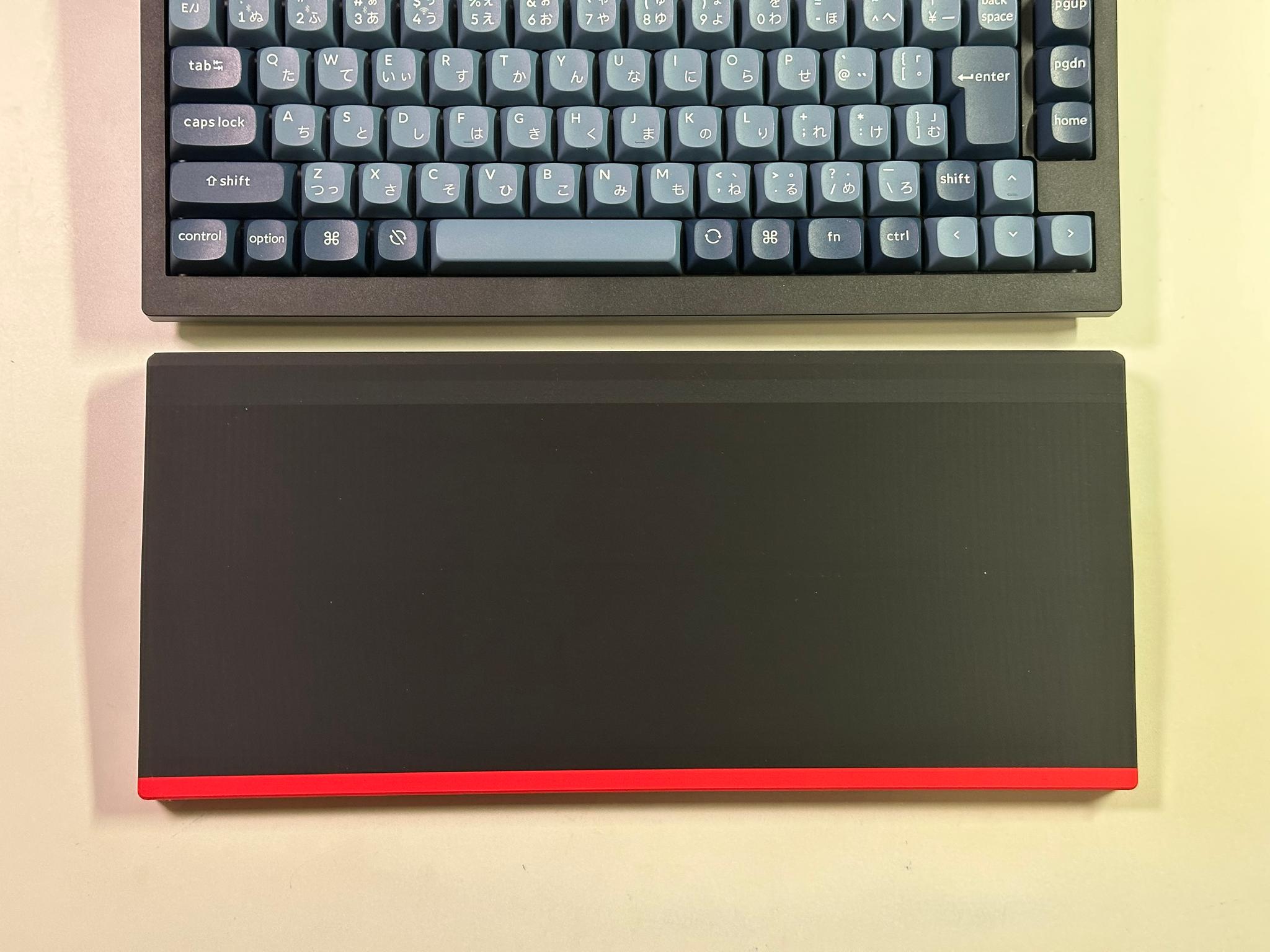 Keychron V1 Max用リストレスト&キーボードカバー (シンプルタイプ) 18/21/26mm1枚目の画像