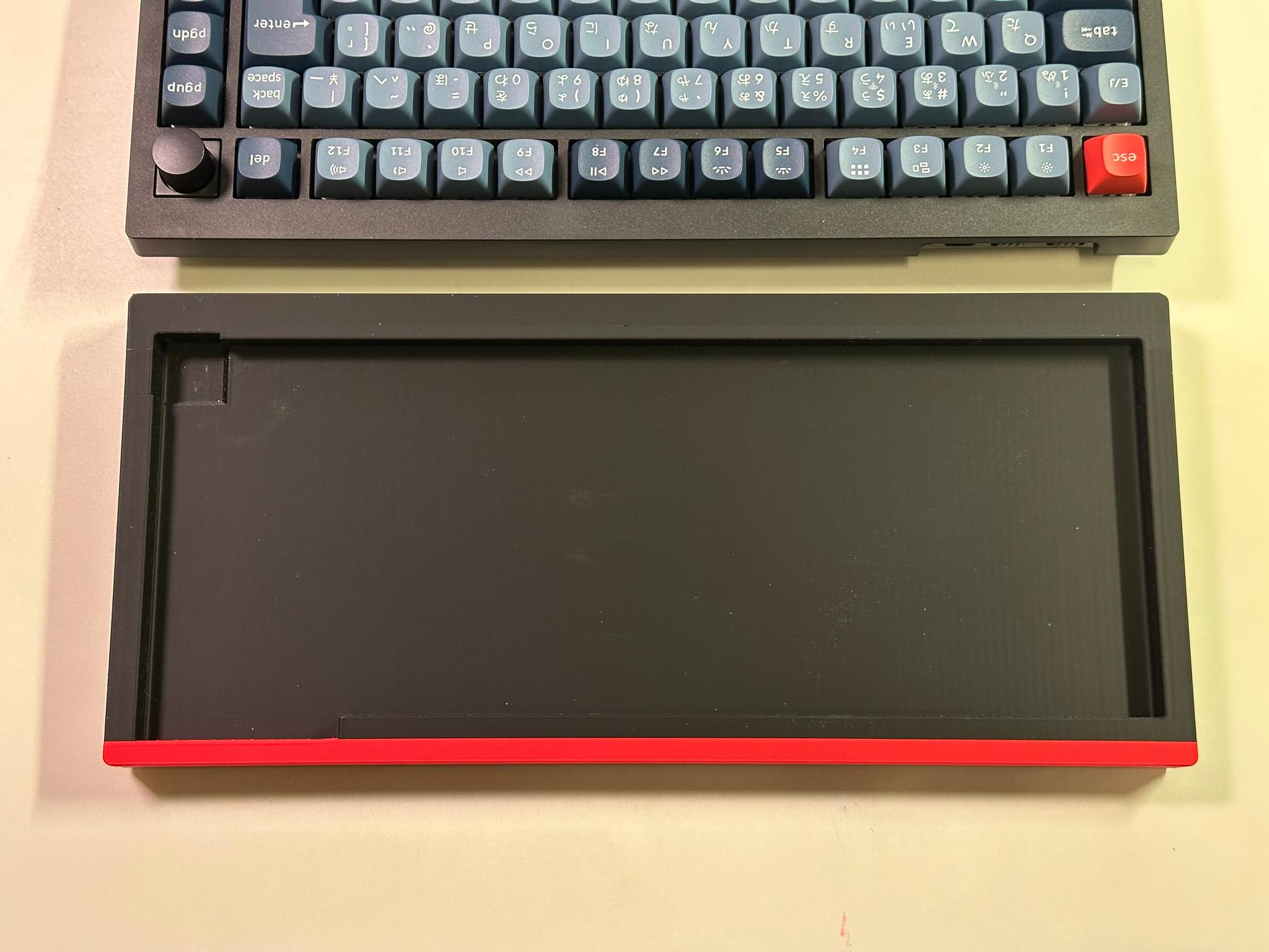 Keychron V1 Max用リストレスト&キーボードカバー (シンプルタイプ) 18/21/26mm | 7枚目