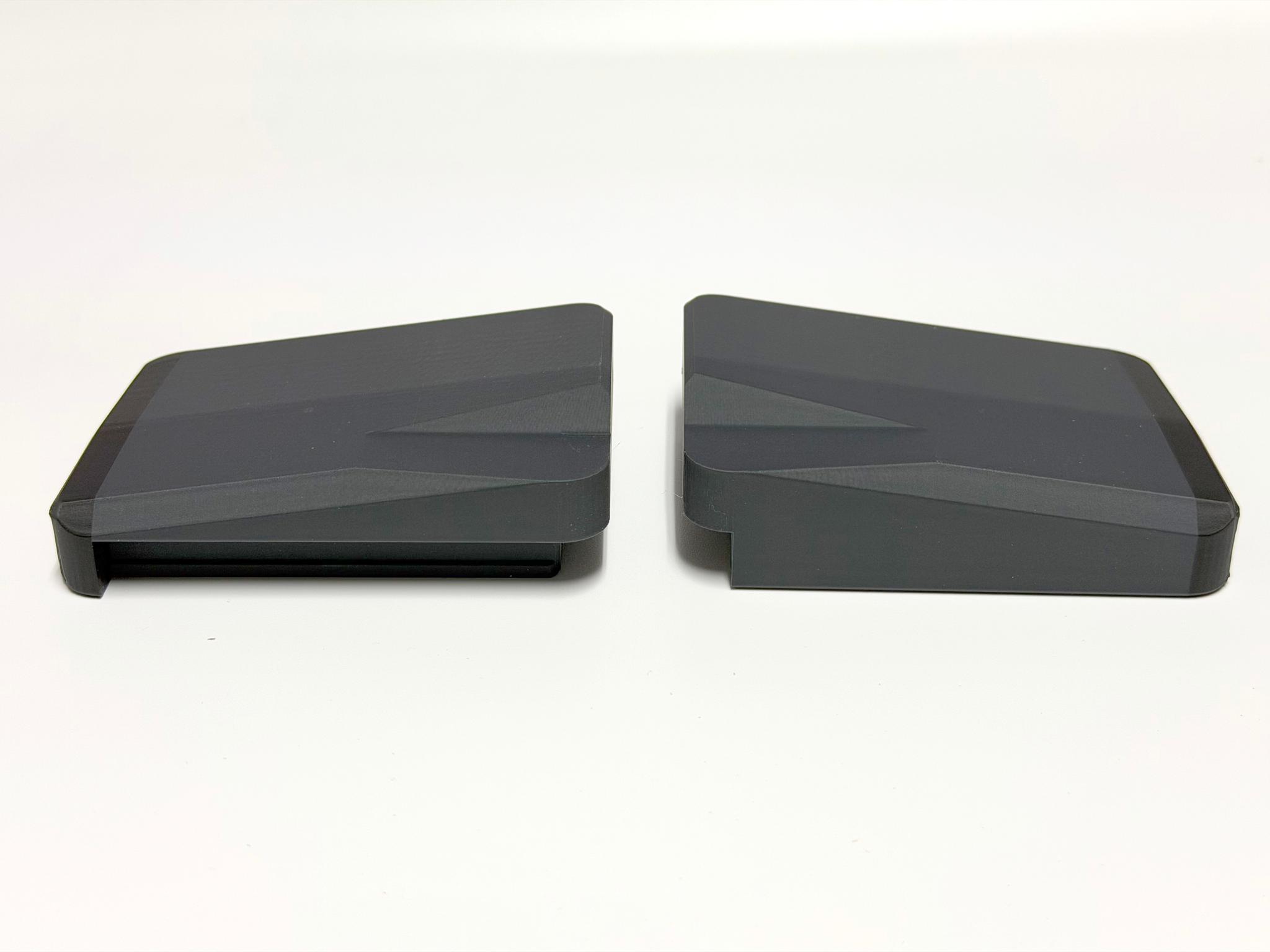 セパレート型モバイルリストレスト ワイド 傾斜タイプ8度 16to28mm 分割傾斜キーボード向け | 10枚目