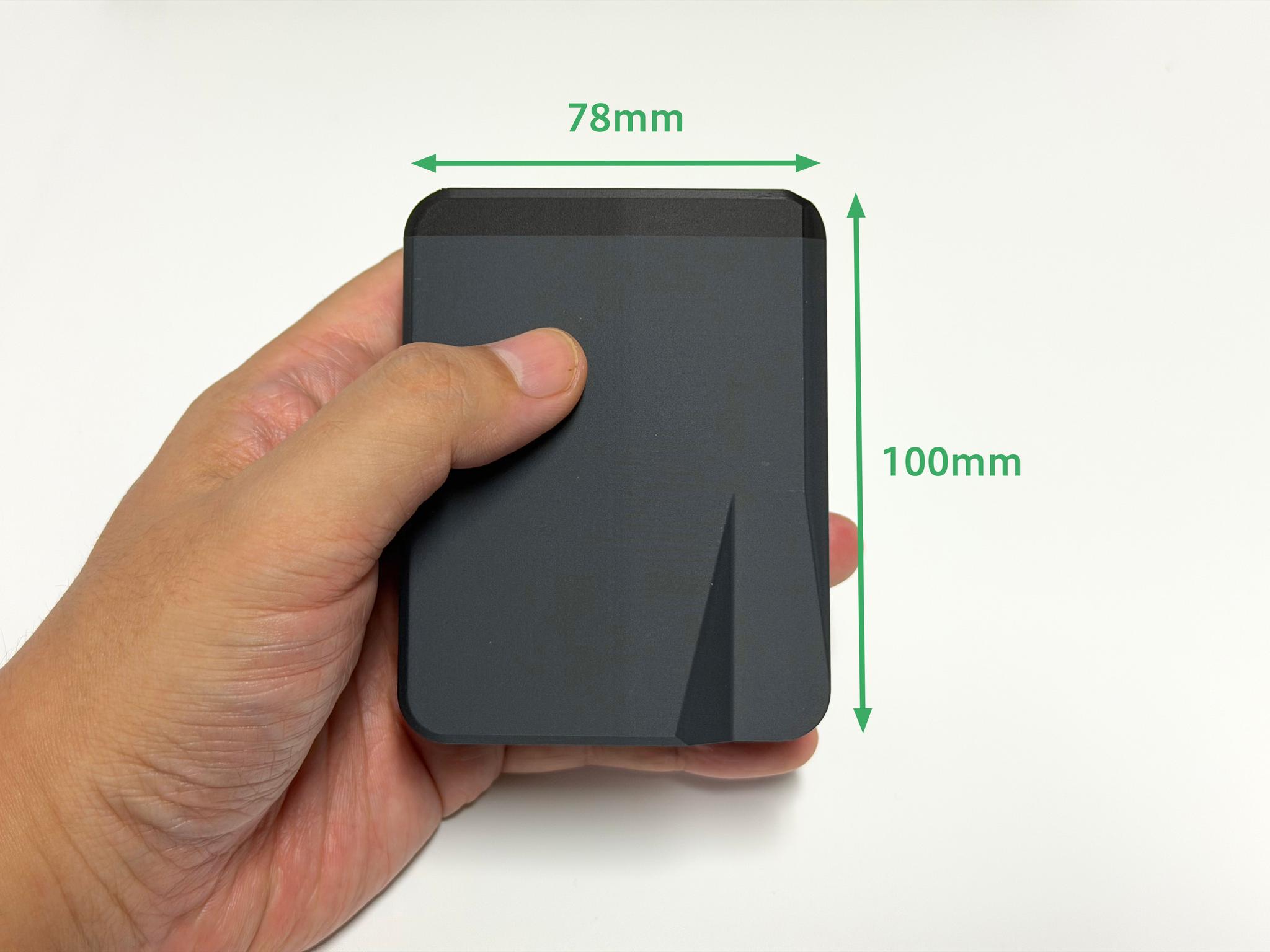 セパレート型モバイルリストレスト ワイド 傾斜タイプ8度 16to28mm 分割傾斜キーボード向け | 3枚目